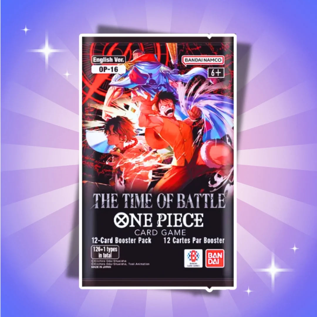 One Piece Card Game OP-16 The Time of Battle Booster Display Englisch – 24 Booster Packs