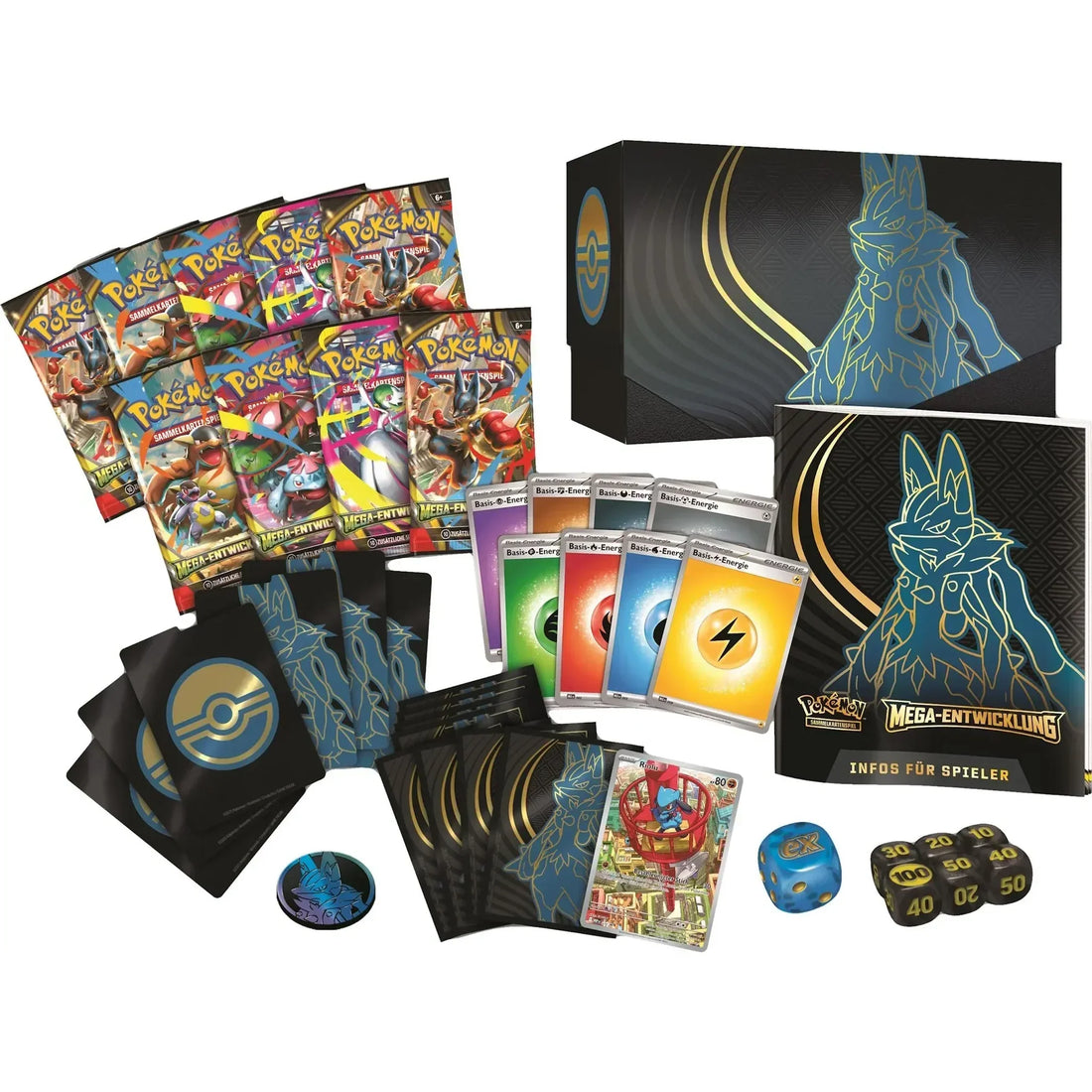 Pokémon - Mega-Entwicklung Lucario Top Trainer Box - DE