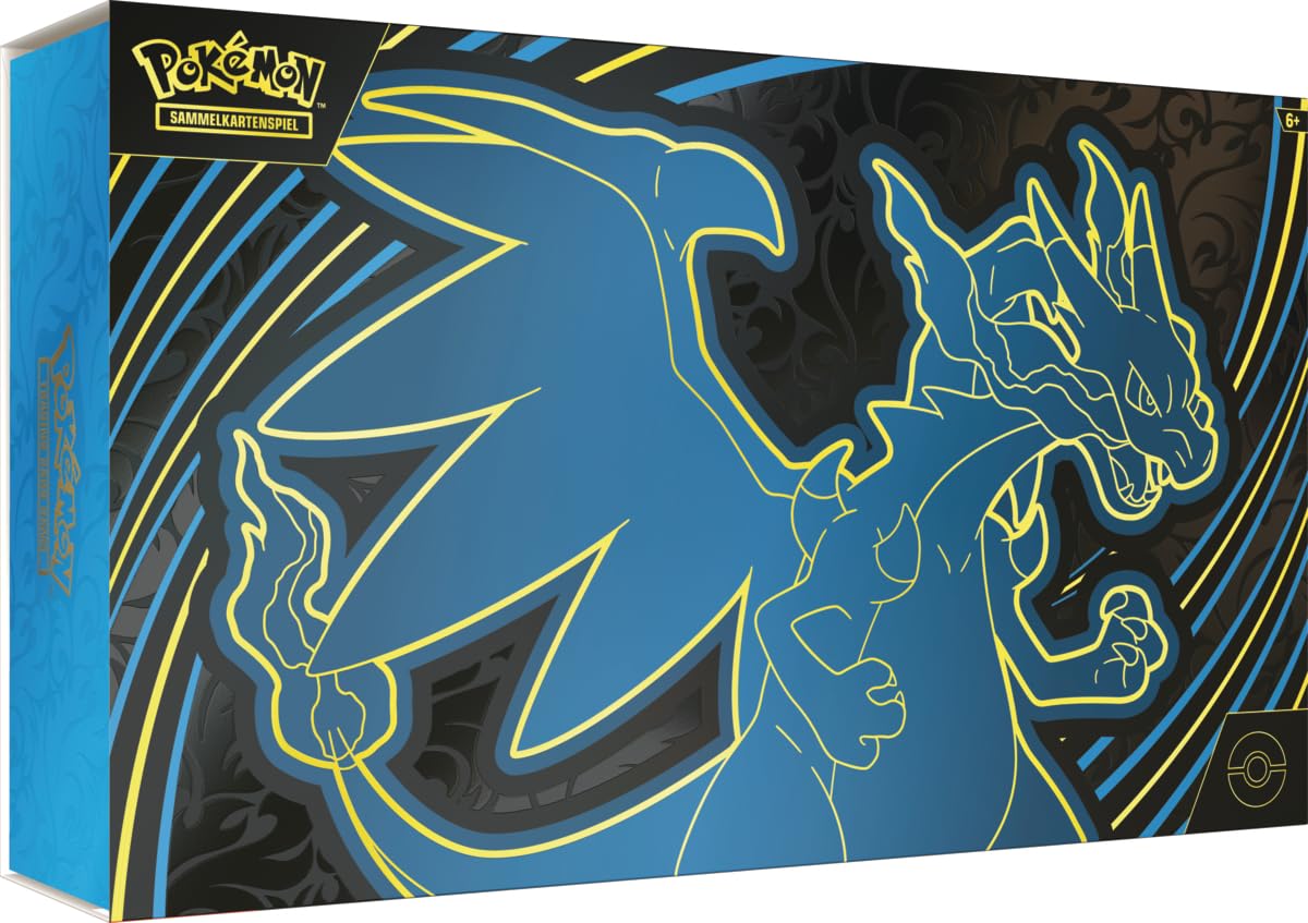 Pokémon-Sammelkartenspiel: Ultra-Premium-Kollektion Mega-Glurak X-ex (2 holografische Promokarten, 18 Boosterpacks &amp; Premium-Zubehör)