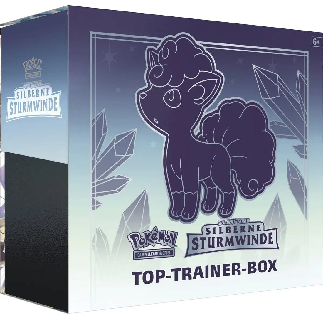 Pokémon Schwert &amp; Schild - Silberne Sturmwinde Top-Trainer-Box - DE